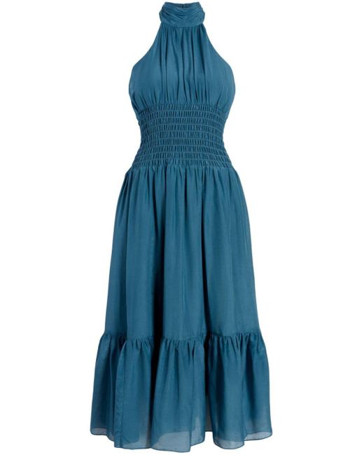 Cinq À Sept Dover Midi-jurk in het Blue