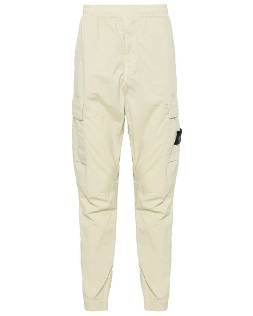 Pantalones cargo con distintivo Compass Stone Island de hombre de color Natural