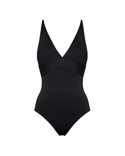 Eres Black Larcin V-Neck Swimsuit