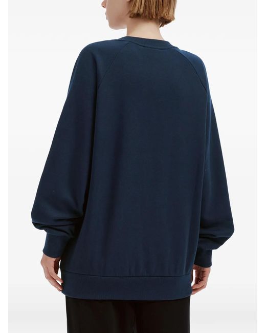 Chocoolate Blue Logo-Appliqué Raglan-Sleeve Sweater