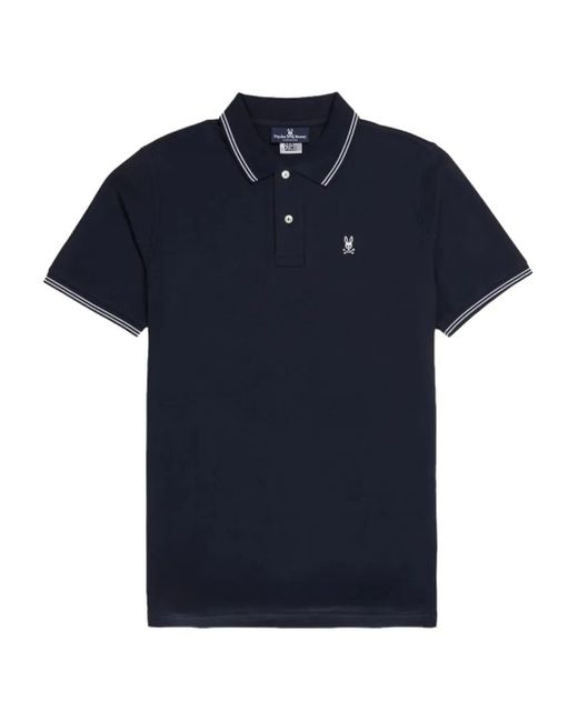 Psycho Bunny Men's Blue Logan Polo Shirt