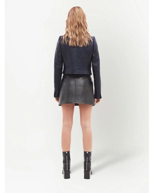 Courreges Blue Cropped Jacket