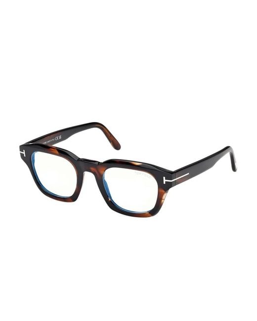 Tom Ford Brown Square-Frame Glasses for men