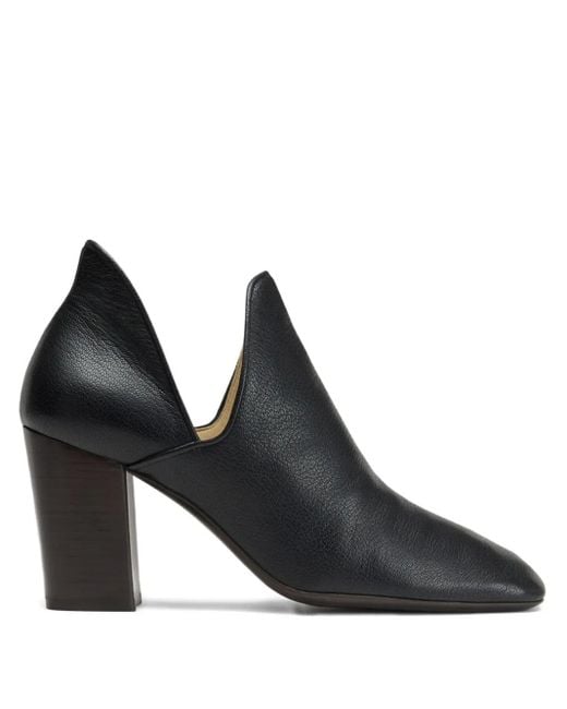 Lemaire Black Square-Toe Pumps