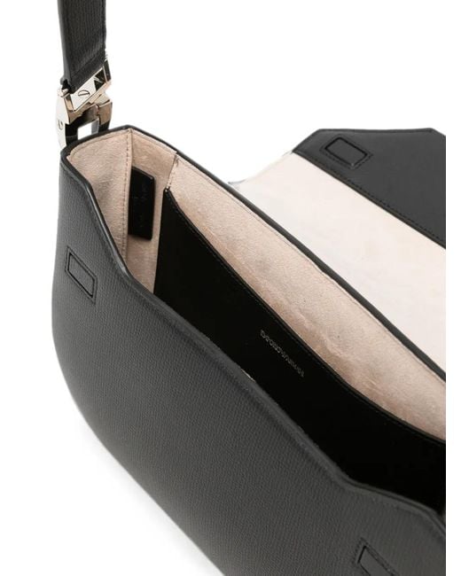 Emporio Armani White 1981 Leather Cross Body Bag