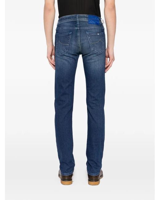 Jacob Cohen Blue Bard Slim-Fit Jeans for men