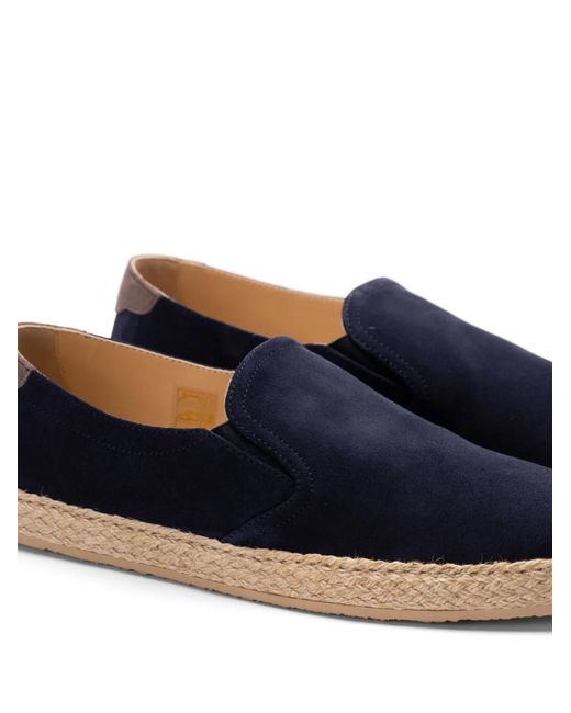 Brunello Cucinelli Blue Suede Espadrilles for men