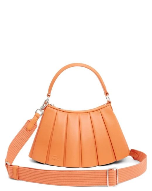 Lacoste Brown Petit Sac Porté Épaule Lenglen