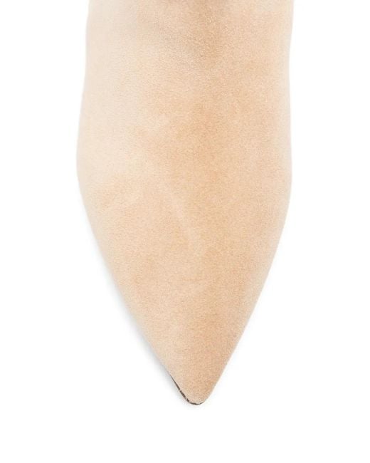 Carmens White Pointed-Toe Boots