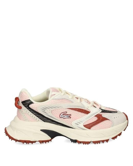 Lacoste Natural Neo Shot 225 Mesh-Panelled Sneakers