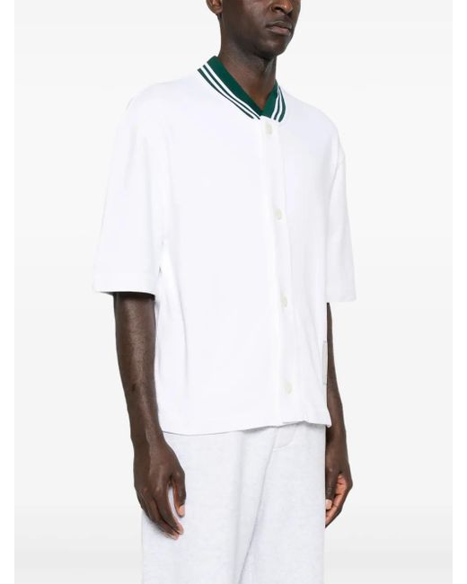Camisa Baseball MC Jacquemus de hombre de color White