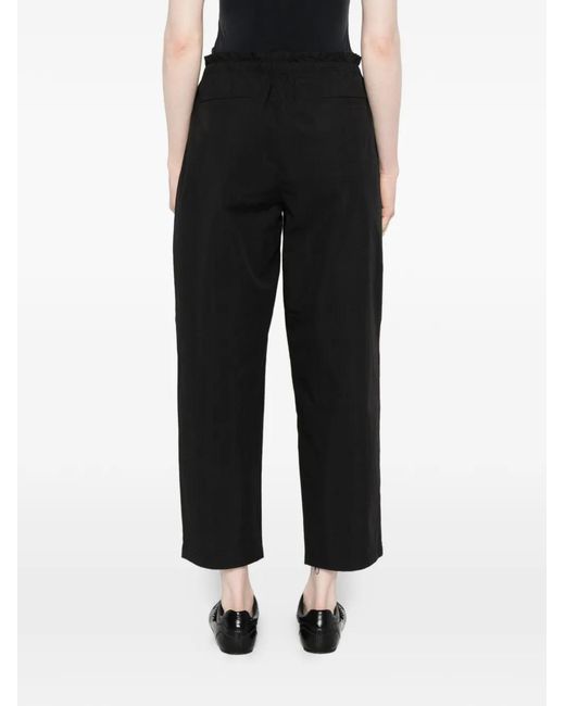 Psophia Black Drawstring Trousers