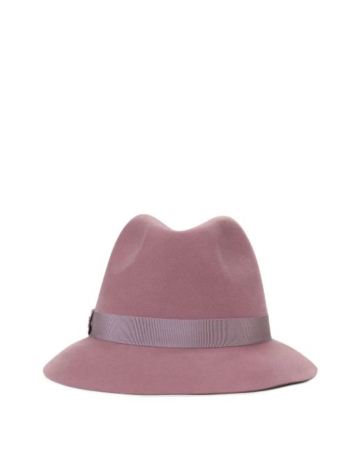 Loro Piana Purple Ingrid Fedora Hat