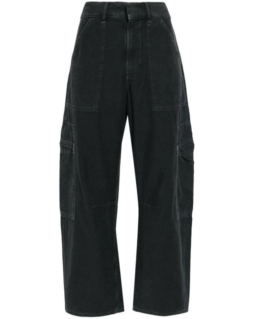 Citizens of Humanity Blue Marcelle Cotton Cargo Jeans
