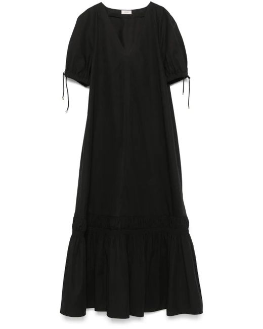 Agnona ポプリン ドレス Black