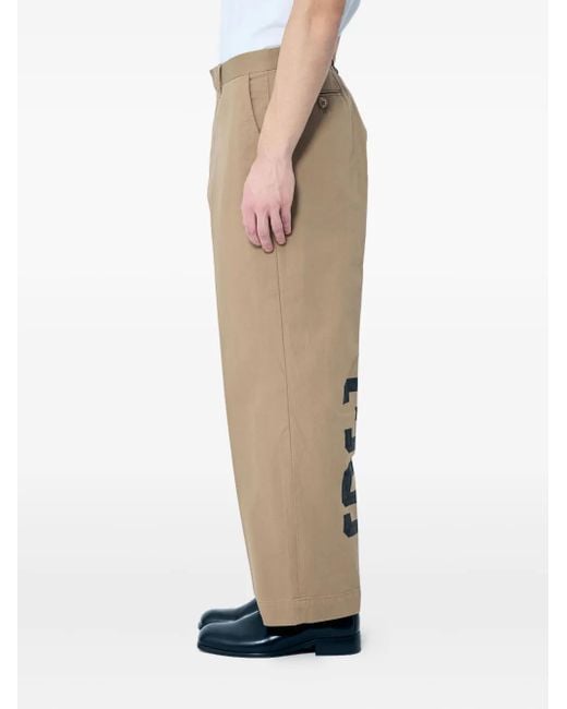 Human Made Natural Logo-Print Trousers for men