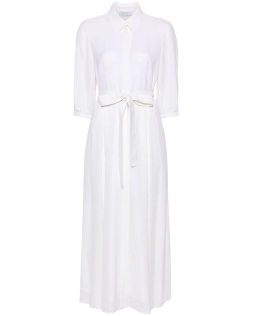 Gabriela Hearst White Andy Shirt Dress