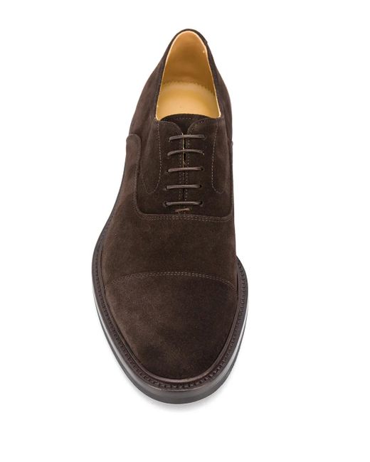 Scarosso Brown Jacob Lace Up Oxford Shoes for men