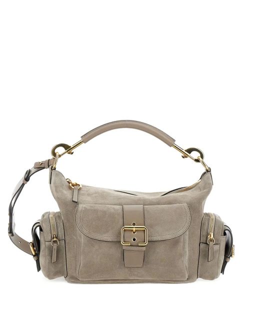 Bolso cámara Chloé de color Metallic
