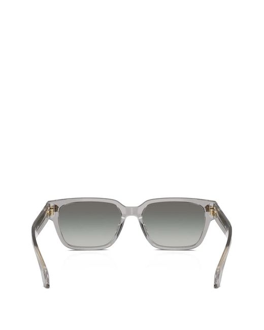 Versace Gray Rectangular Sunglasses for men