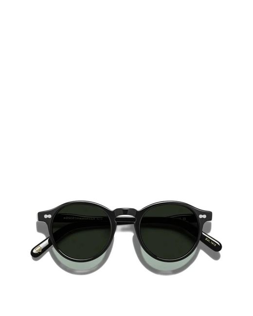 Moscot Black Miltzen Round-Frame Sunglasses