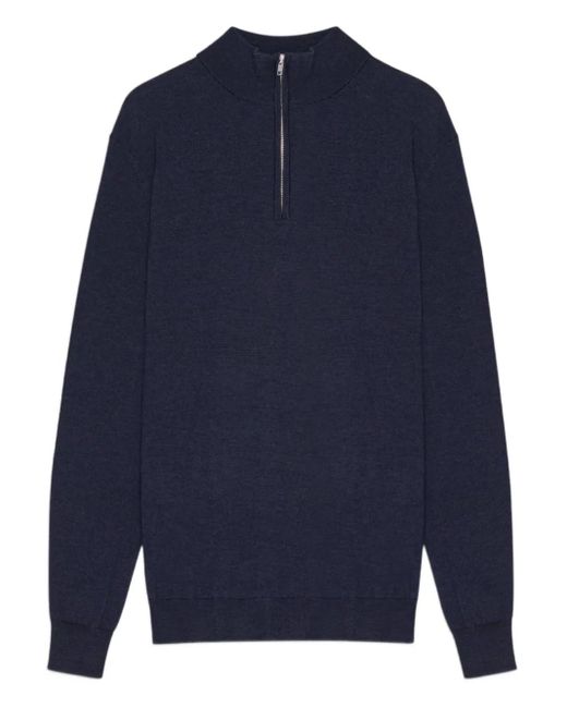 Pull À Col Zippé NN07 pour homme en coloris Blue