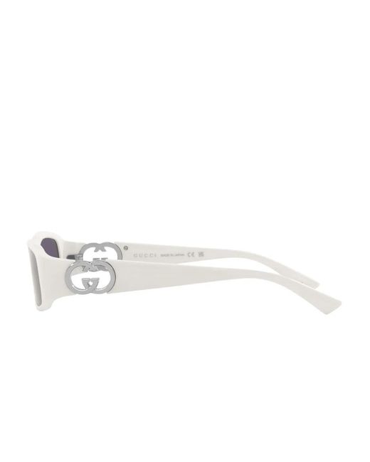 Gucci Purple Gc002287 Rectangle-Frame Sunglasses