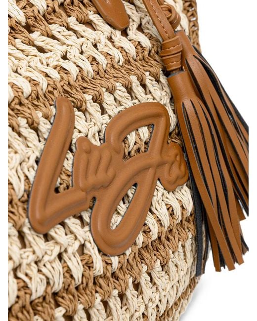 Liu Jo Natural Medium Quilted Tote Bag