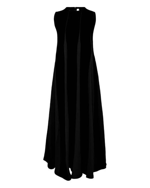 CFCL Black Conic Sleeveless Dress