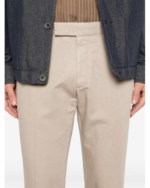 Zegna Natural Belt-Loop Chinos for men