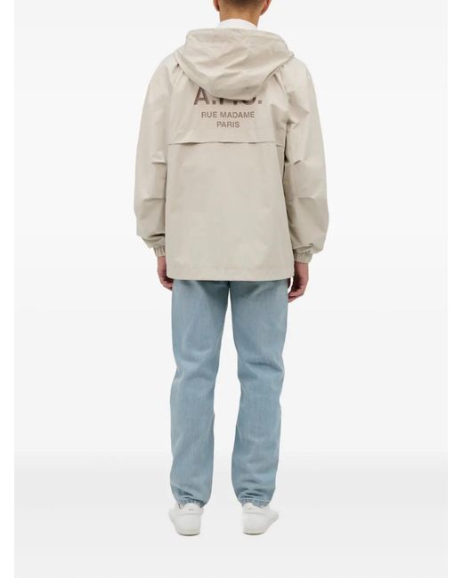 A.P.C. Natural Hooded Jacket for men