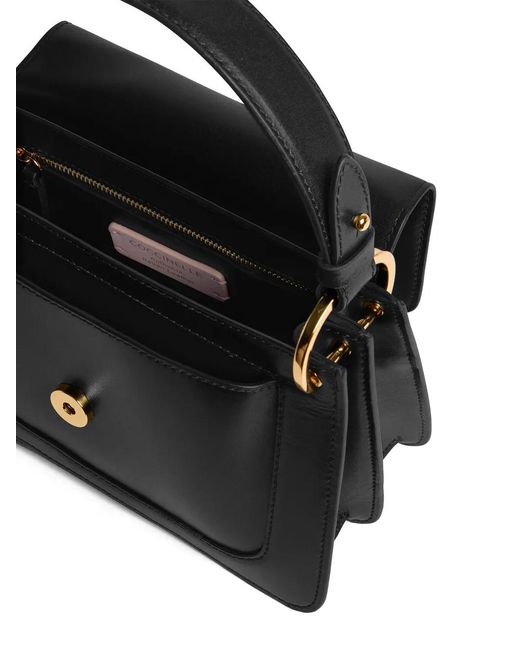 Coccinelle Black Small C-Me Logo-Appliqué Cross Body Bag