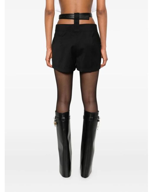 Vestiaire d'un Oiseau Libre ベルテッド ショートパンツ Black