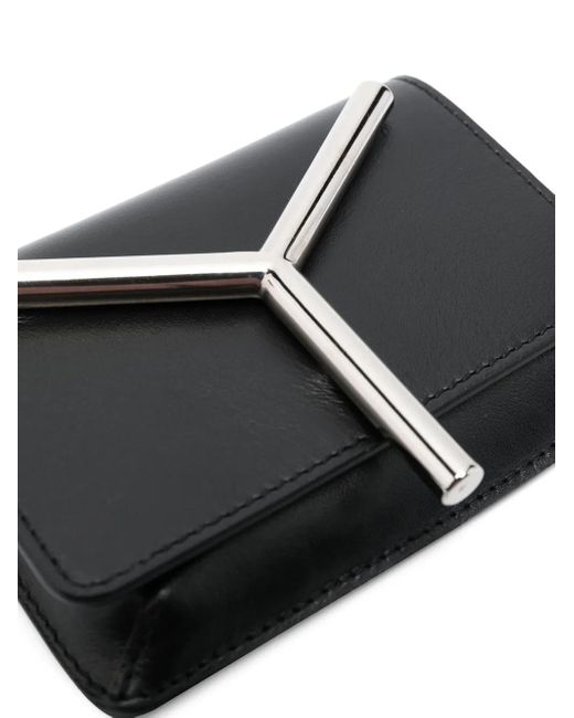 Y. Project Black Logo-Plaque Crossbody Bag