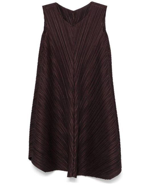 Pleats Please Issey Miyake Purple Mellow Pleats Tunic