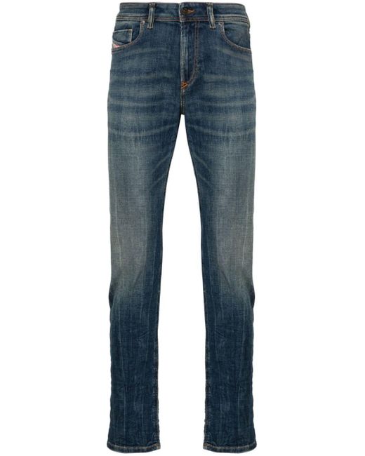 DIESEL Blue 1979 Sleenker 09h67 Skinny Jeans for men