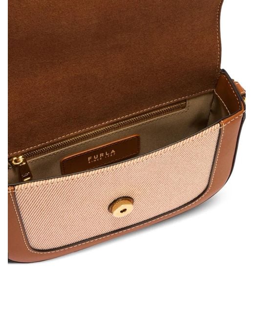 Furla Brown Moonlight S Shoulder Bag