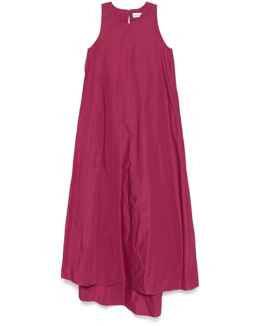 P.A.R.O.S.H. Purple A-Line Maxi Dress