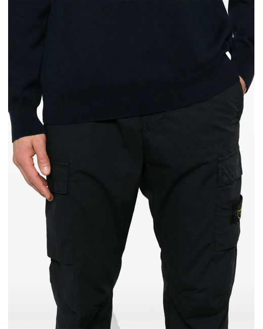 Stone Island Blue 3100031 Stretch Cotton Tela 'Paracadute' for men