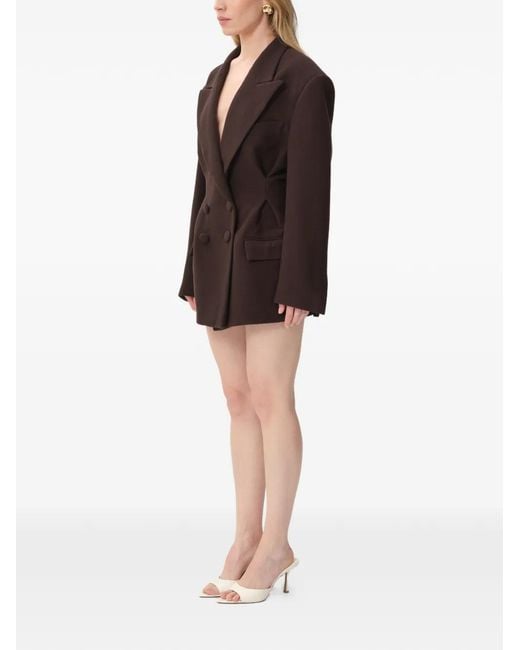 Concepto Black Still Double-Breasted Blazer