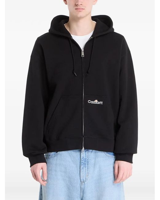 Carhartt Black Hooded Zip Jacket