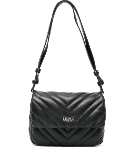 Borsa A Spalla Trapuntata di Liu Jo in Black