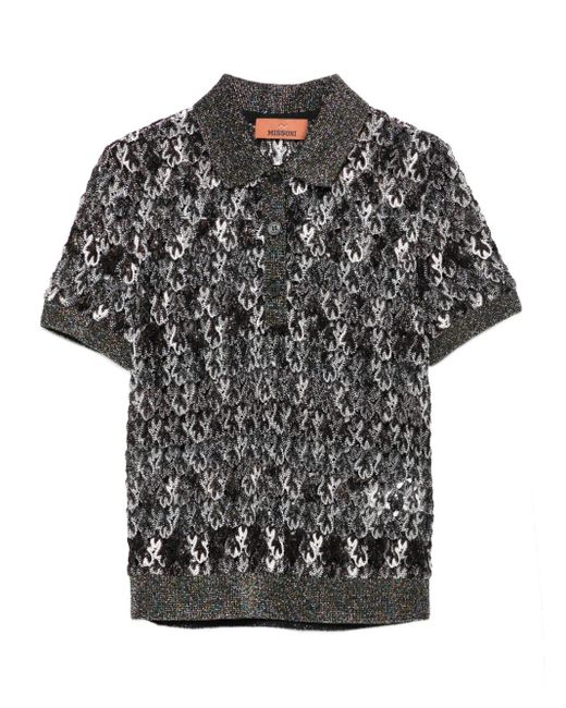 Missoni ニット ポロシャツ Black