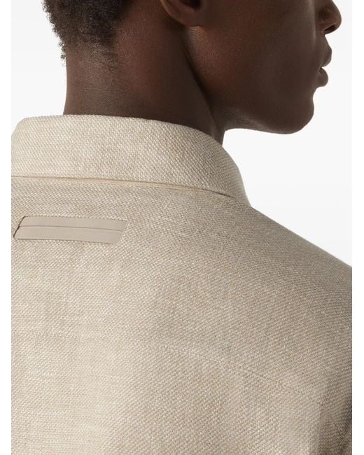 Zegna Natural Neutrals Shirts for men