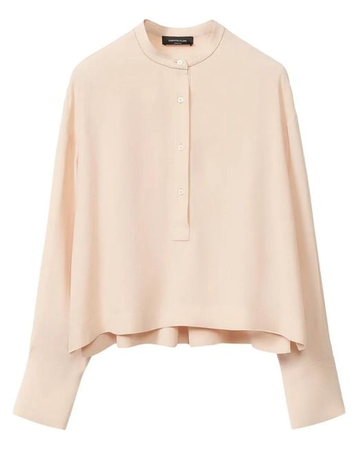 Fabiana Filippi Natural Envers Satin Shirt