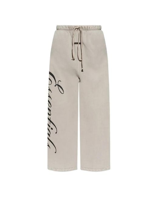 Fear Of God White Logo-Print Track Pants for men