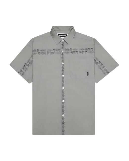 Neighborhood Gray X Dr. Woo Patch-Pocket Shirt for men