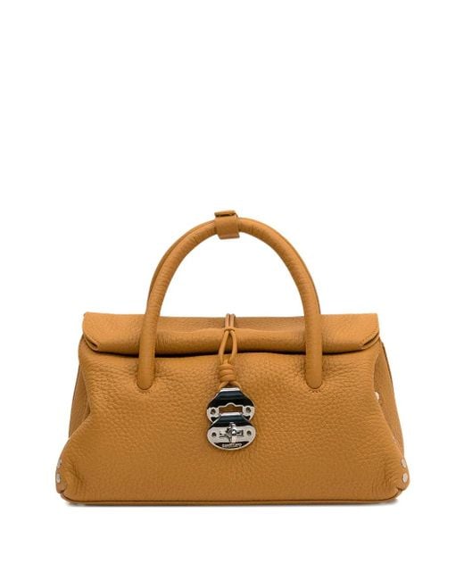Zanellato Brown Centauro Top-Handle Tote Bag
