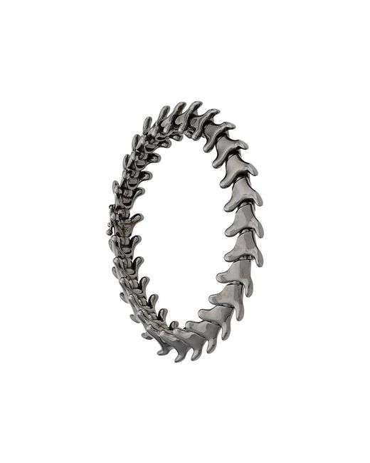 Shaun Leane White Serpents Trace Wide Bracelet