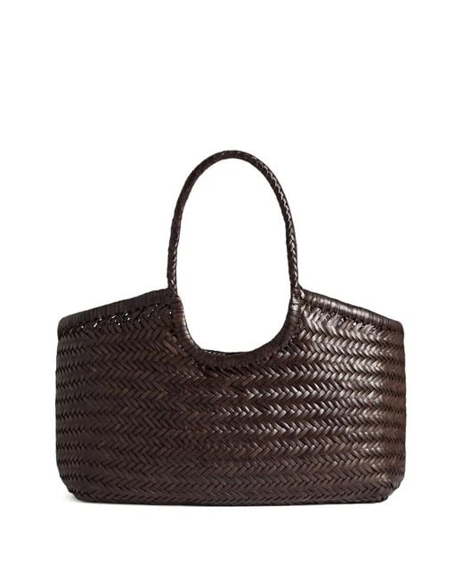 Dragon Diffusion Brown Big Nantucket Handwoven Big Tote Bag